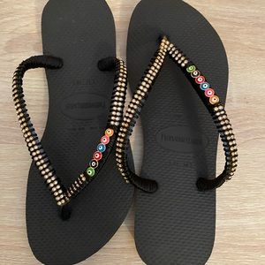 Havaianas Flip Flops, Evil Eye, Brand New